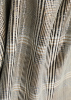 3.1 Phillip Lim Checked Sequin-embellished Woven top Brown