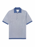Kingsman - Birdseye Cotton Polo Shirt - Blue