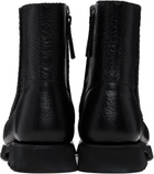 HEREU Black Riera Sport Grainy Boots