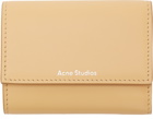 Acne Studios Beige Folded Wallet