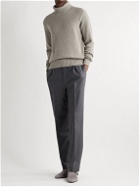 Stòffa - Ribbed Cashmere Rollneck Sweater - Brown
