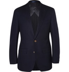 Thom Sweeney - Navy Curzon Slim-Fit Wool Blazer - Blue