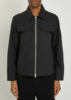 Moose Knuckles Jacques Logo Woven Jacket Black