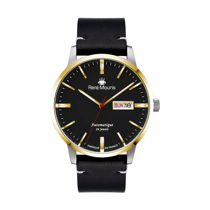 Photo: Rene Mouris Noblesse Automatic Black Dial Mens Watch 10105RM2