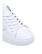 Philippe Model Temple Low Sneakers In White Leather