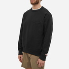 Battenwear Men's Reach Up Crew Sweat in Black