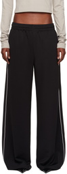 We11done Black DNA Flared Track Pants