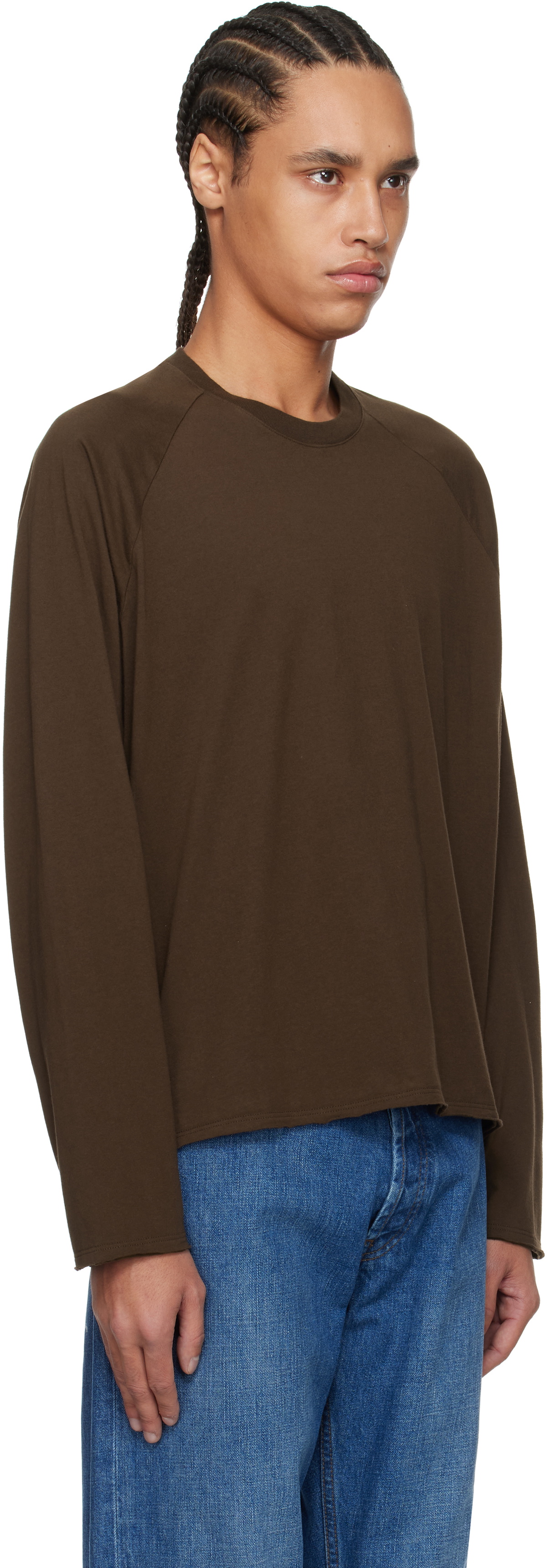 ｙ*ｏ様 House on the Hill L/S Tee (Brown Ho The Row Brown Jameson T-shirt The Row