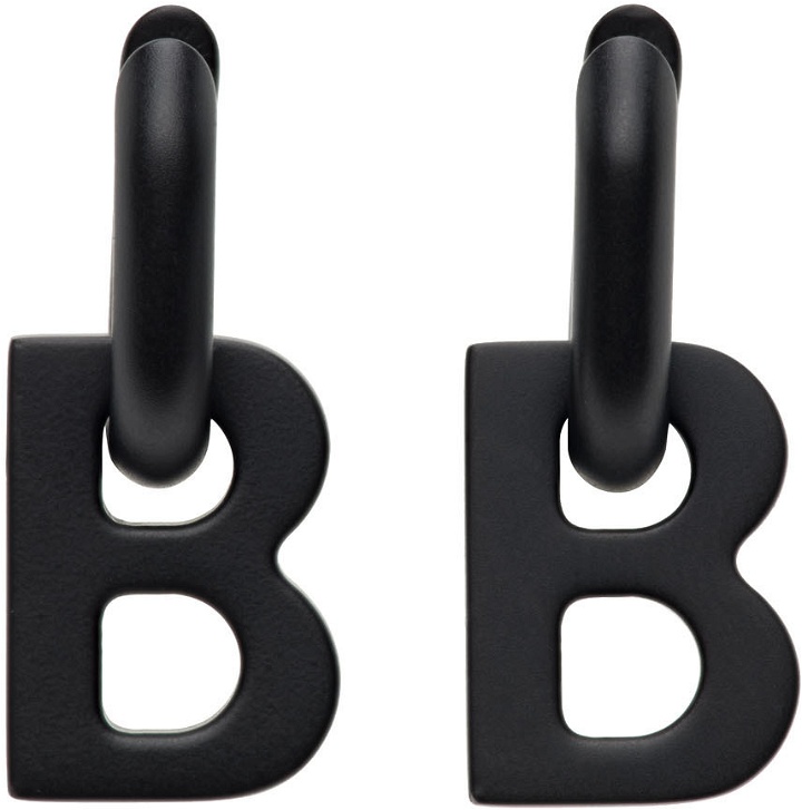 Photo: Balenciaga Black B Chain Earrings