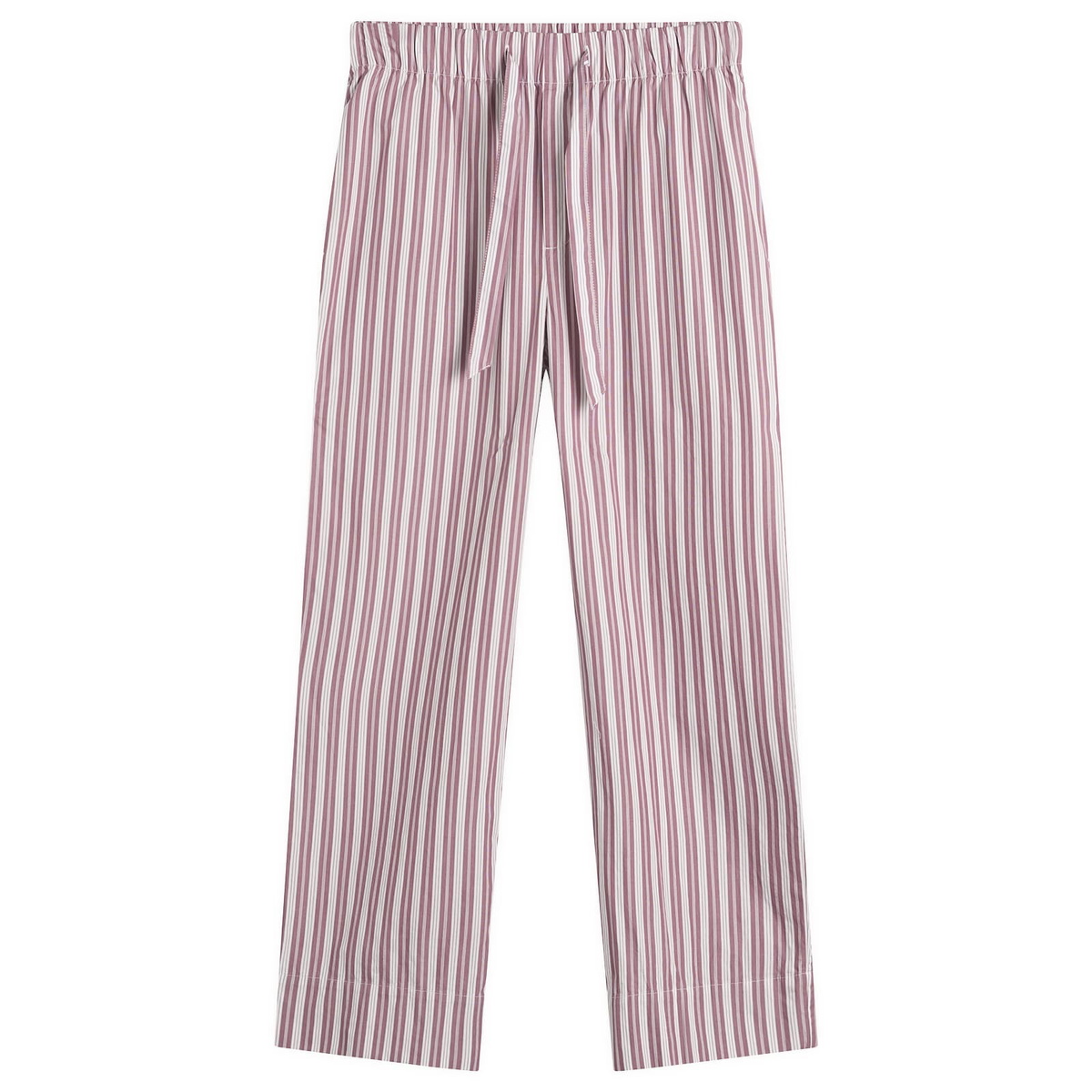 Tekla Fabrics Sleep Pant in Rhubarb Stripes