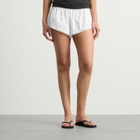 SKIMS Women's Garment Washed Poplin Short in Snow