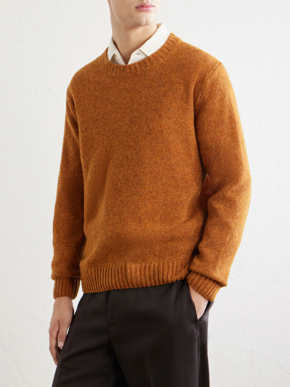Caruso - Wool Sweater - Orange