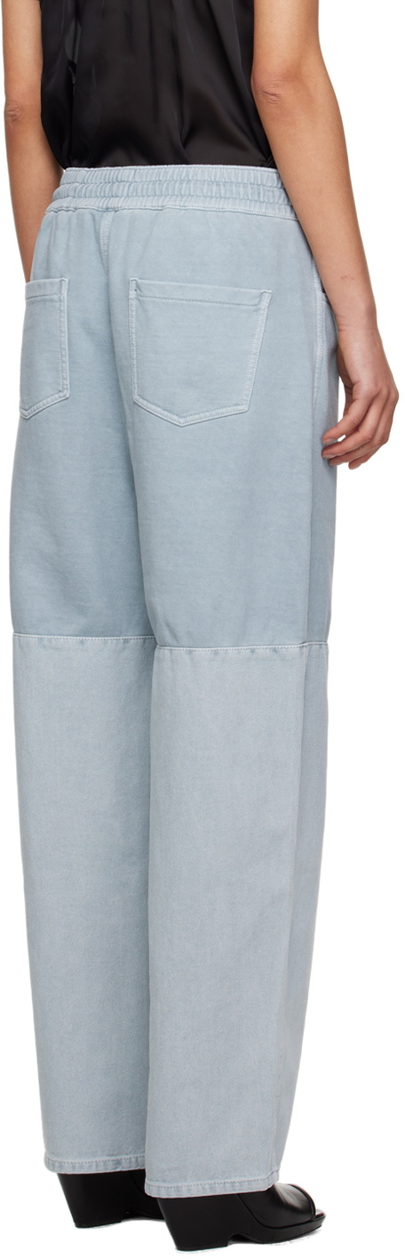 AMOMENTO Blue Drawstring Jeans