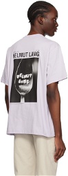 Helmut Lang Purple Photo T-Shirt