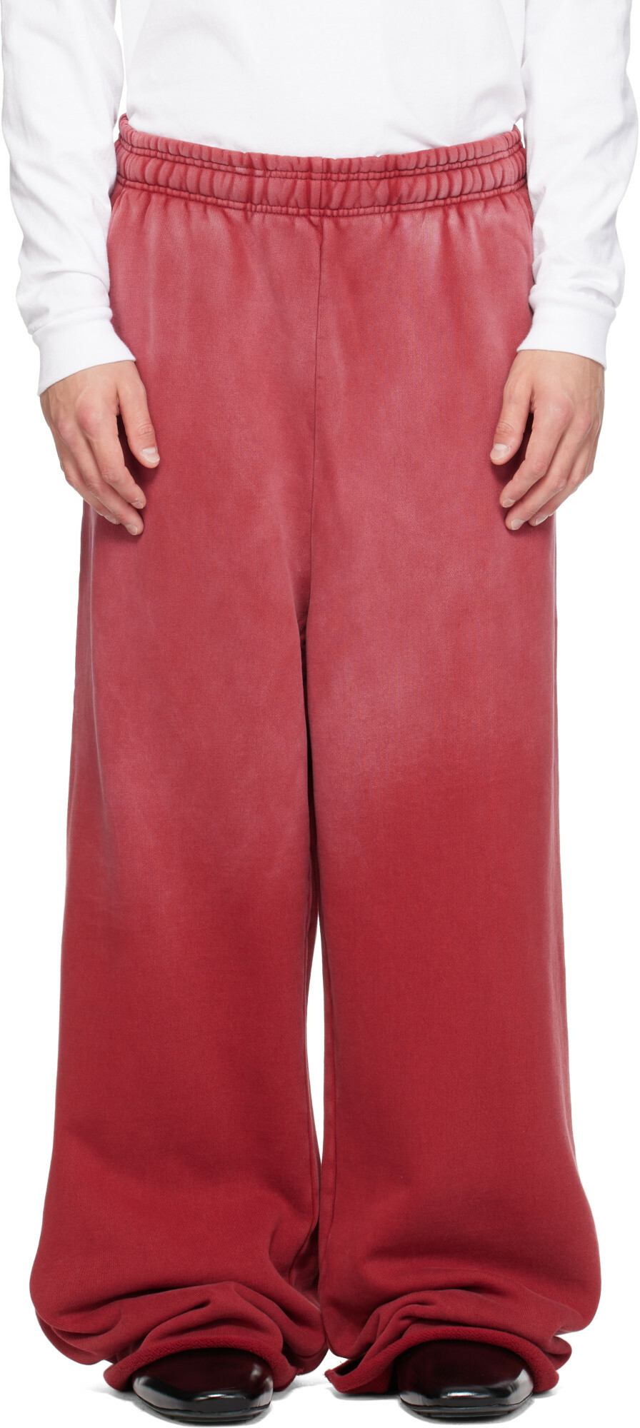 Entire Studios Red Full Sweatpants