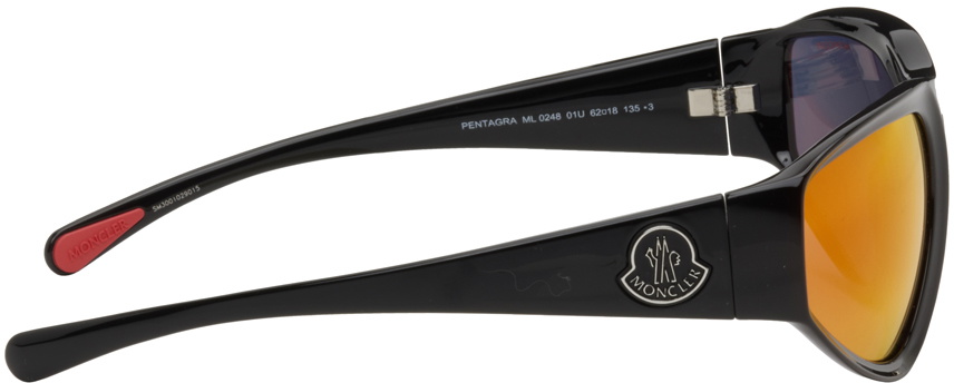 Moncler Black Pentagra Sunglasses Moncler