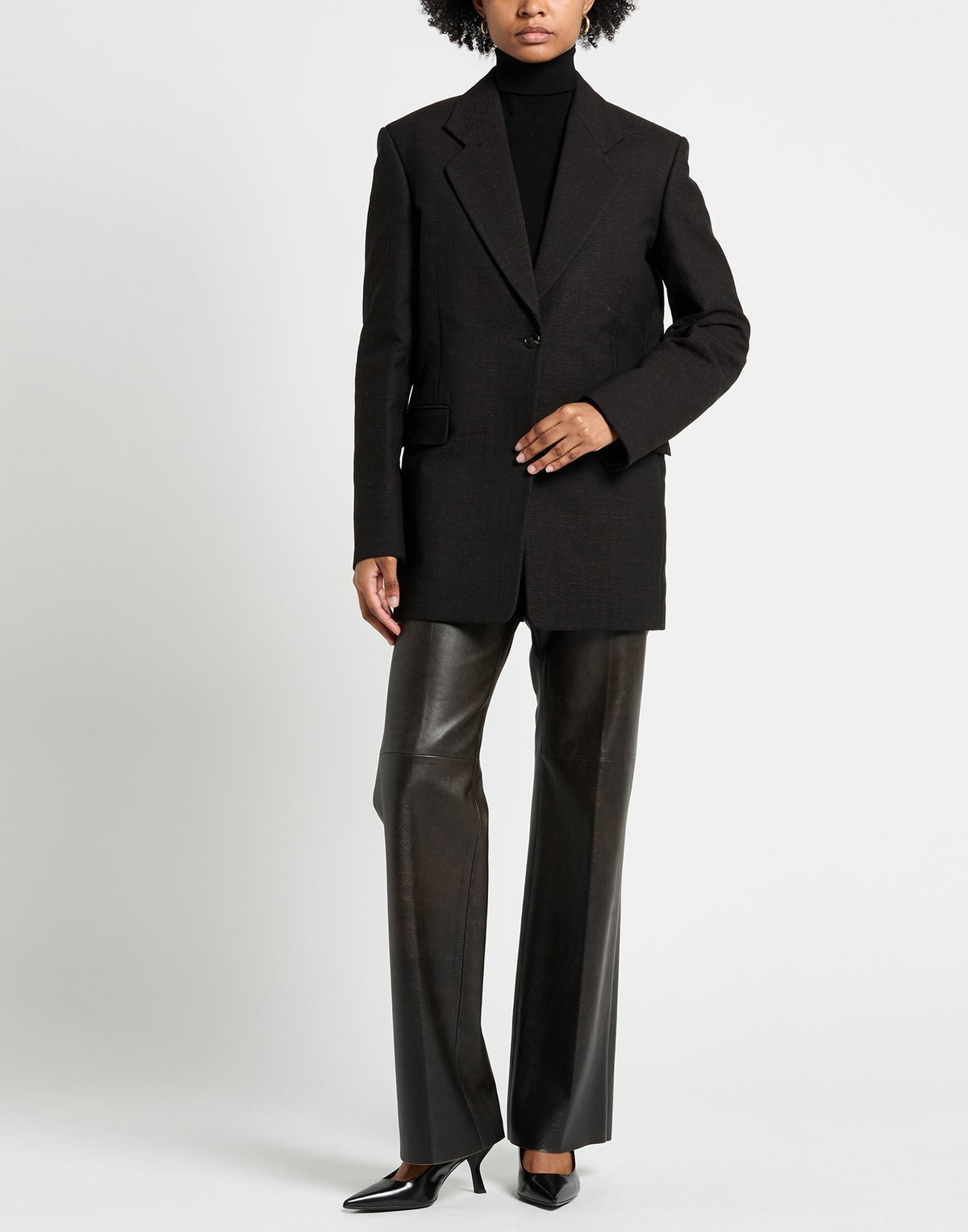 The Row Womens Blazer Chocolate in Brown
