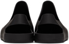 Bottega Veneta Black Rubber Puddle Loafers