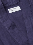 UNIVERSAL WORKS - Kyoto Linen Jacket - Blue