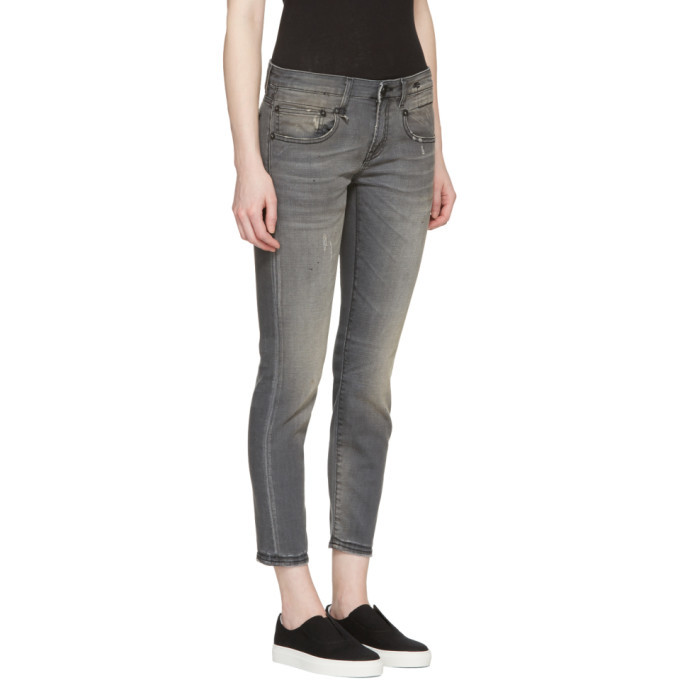 R13 Grey Boy Skinny Jeans R13