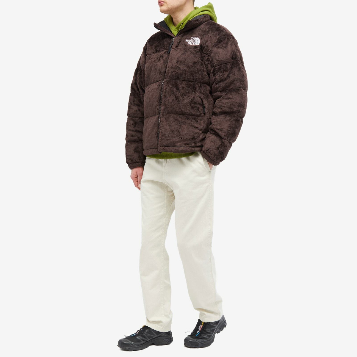 The North Face Men's Versa Velour Nuptse Jacket in Coal