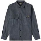 Stan Ray Men's Cpo Overshirt in Mid Grey Wool