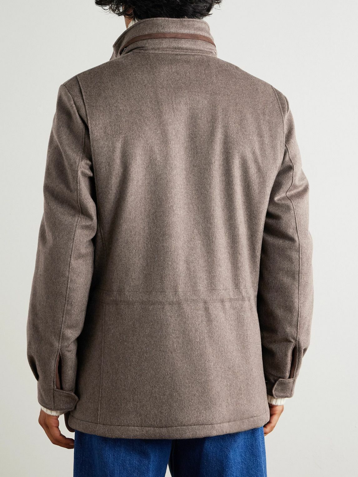 Loro Piana - Traveller Padded Rain System® Cashmere Field Jacket - Brown
