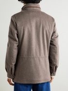 Loro Piana - Traveller Padded Rain System® Cashmere Field Jacket - Brown