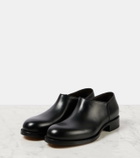 The Row Nobilis leather Derby shoes