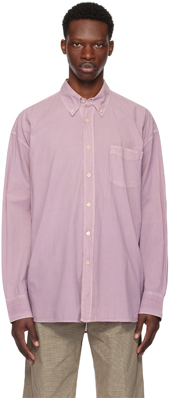Photo: OUR LEGACY Purple Borrowed Shirt