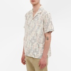 Beams Plus Men's Beach Vacation Shirt in Off White
