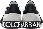 Dolce&Gabbana White Calfskin Portofino Vintage Sneakers