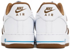 Nike White & Tan Air Force 1 '07 LX Sneakers