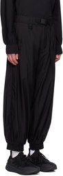Y-3 Black 3-Stripes Nylon Sweatpants