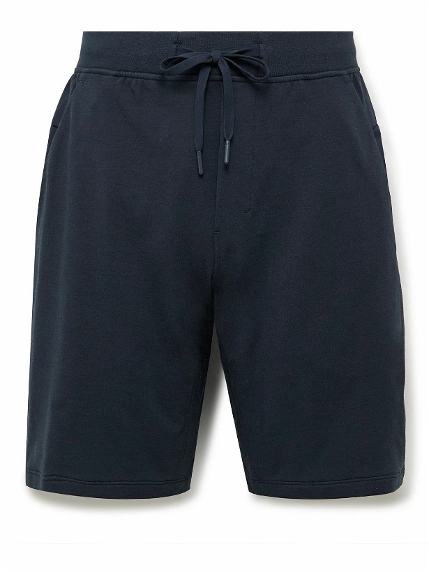 Photo: Lululemon - City Sweat Slim-Fit Jersey Drawstring Shorts - Blue
