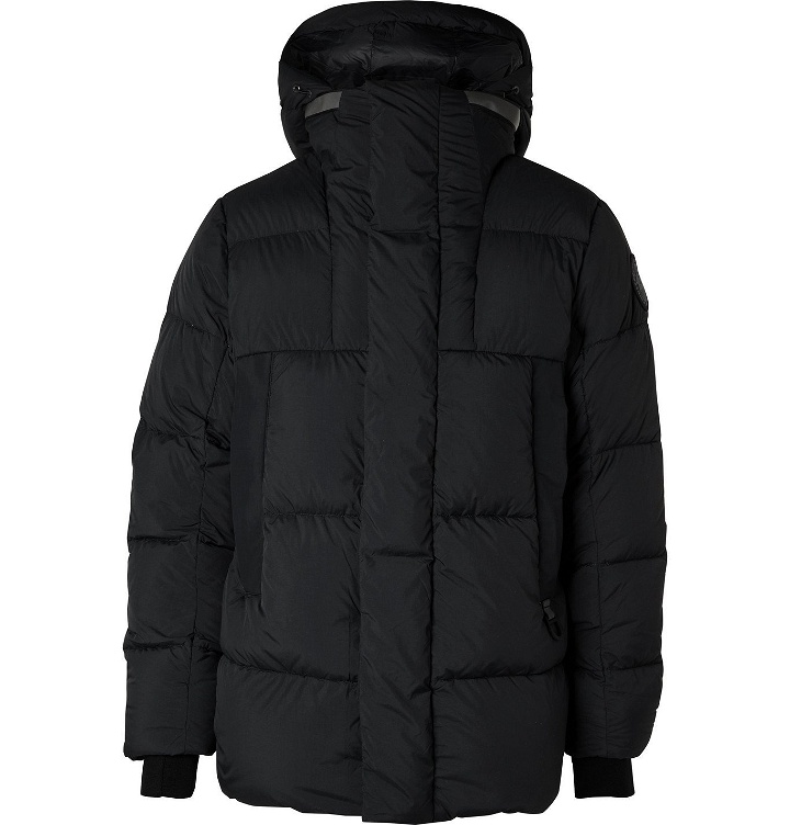 Photo: Canada Goose - Black Label Osborne Quilted Shell Down Hooded Parka - Black