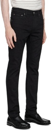 Nudie Jeans Black Lean Dean Jeans