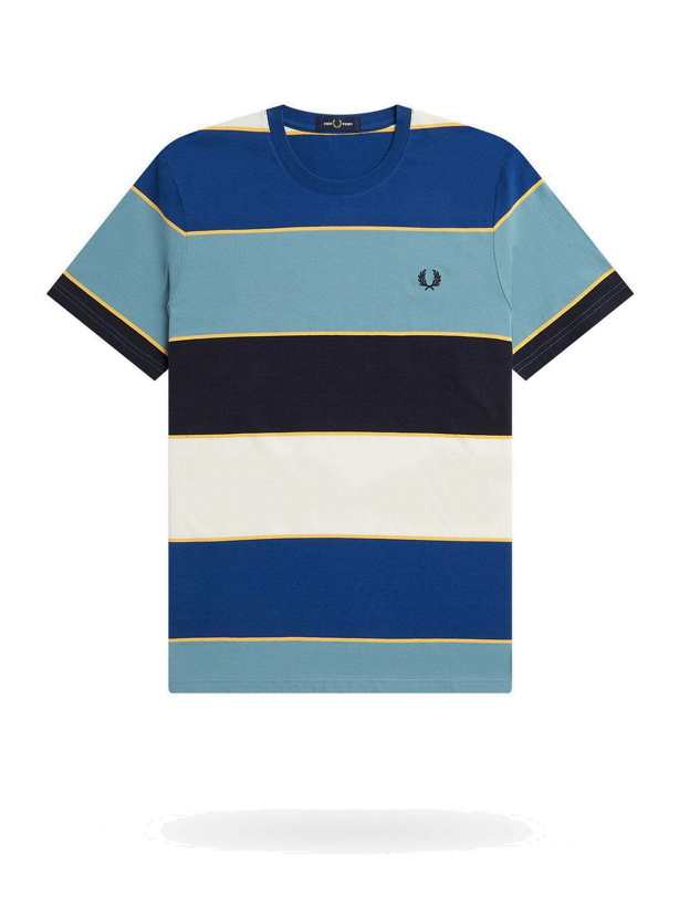 Photo: Fred Perry T Shirt Blue   Mens
