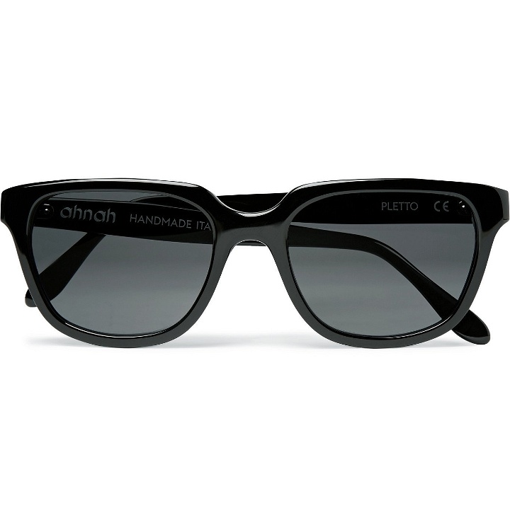 Photo: ahnah - Pletto Square-Frame Bio-Acetate Sunglasses - Black