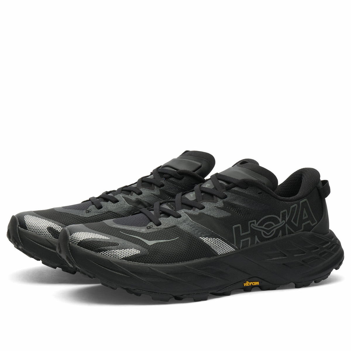HOKA ONE ONE Men's Speedgoat 7 Sneaker in Black/Outer Orbit