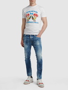 DSQUARED2 - Skater Fit Cotton Denim Jeans