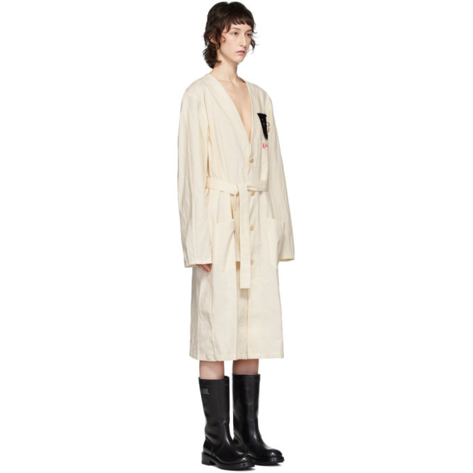 Raf Simons Off-White Raglan Labo Coat Raf Simons