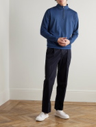 Peter Millar - Albatross Piqué Half-Zip Sweater - Blue