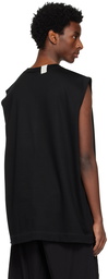 N.Hoolywood Black Sleeveless T-Shirt