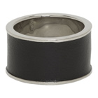 Maison Margiela Silver Leather Ring