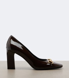 Gucci Signora Horsebit patent leather pumps