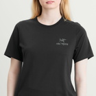Arc'teryx Women's Emblem Short Sleeve T-shirt in Black