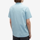 Paul Smith Men's Seersucker Vacation Shirt in Blue