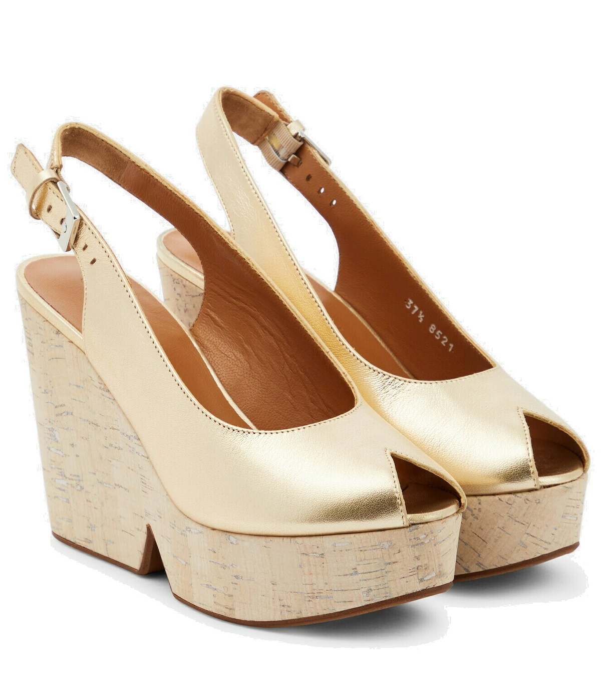 Clergerie Dylan slingback wedge pumps Clergerie