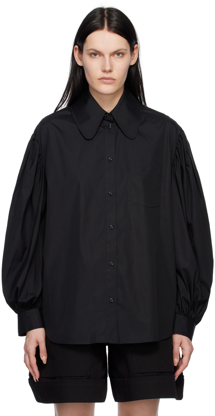 Simone Rocha Black Puff Sleeve Shirt Simone Rocha